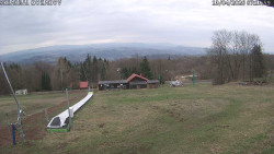 Spodní část sjezdovky