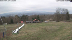 Spodní část sjezdovky