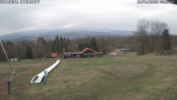 Spodní část sjezdovky