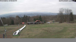 Spodní část sjezdovky