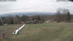 Spodní část sjezdovky