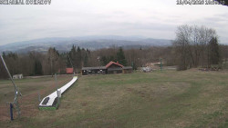 Spodní část sjezdovky