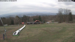 Spodní část sjezdovky