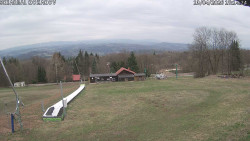 Spodní část sjezdovky