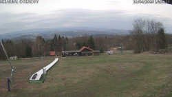 Spodní část sjezdovky