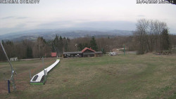 Spodní část sjezdovky