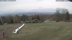 Spodní část sjezdovky