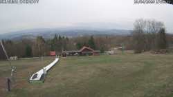 Spodní část sjezdovky