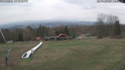 Spodní část sjezdovky