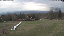 Spodní část sjezdovky