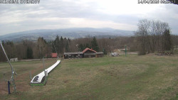 Spodní část sjezdovky