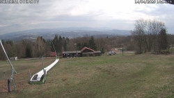 Spodní část sjezdovky