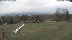 Spodní část sjezdovky