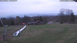 Spodní část sjezdovky