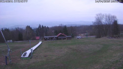 Spodní část sjezdovky