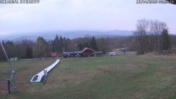 Spodní část sjezdovky