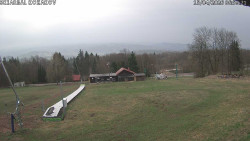 Spodní část sjezdovky