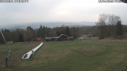 Spodní část sjezdovky