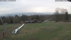 Spodní část sjezdovky