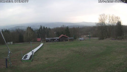 Spodní část sjezdovky