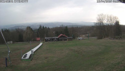 Spodní část sjezdovky