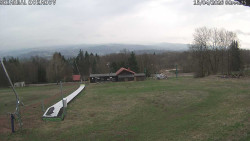 Spodní část sjezdovky