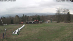 Spodní část sjezdovky