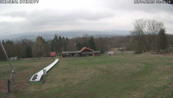 Spodní část sjezdovky