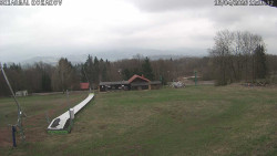 Spodní část sjezdovky