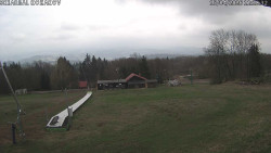 Spodní část sjezdovky