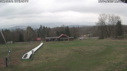 Spodní část sjezdovky