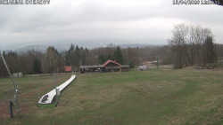 Spodní část sjezdovky