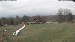 Spodní část sjezdovky