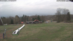 Spodní část sjezdovky