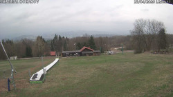 Spodní část sjezdovky