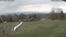 Spodní část sjezdovky