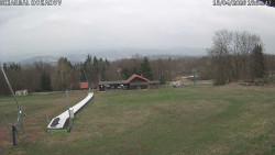 Spodní část sjezdovky