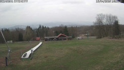 Spodní část sjezdovky