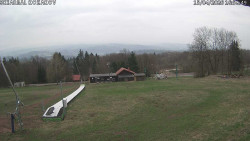 Spodní část sjezdovky