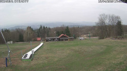 Spodní část sjezdovky