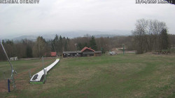 Spodní část sjezdovky