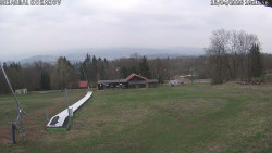 Spodní část sjezdovky