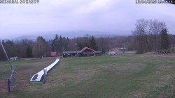 Spodní část sjezdovky