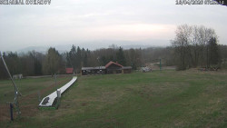 Spodní část sjezdovky