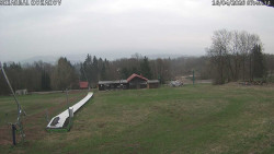 Spodní část sjezdovky