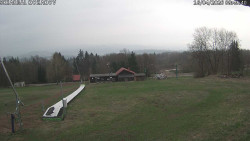 Spodní část sjezdovky