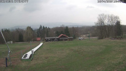 Spodní část sjezdovky