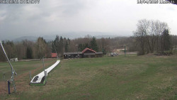 Spodní část sjezdovky