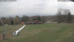 Spodní část sjezdovky