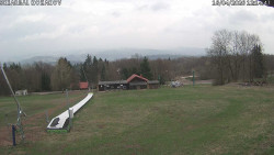 Spodní část sjezdovky